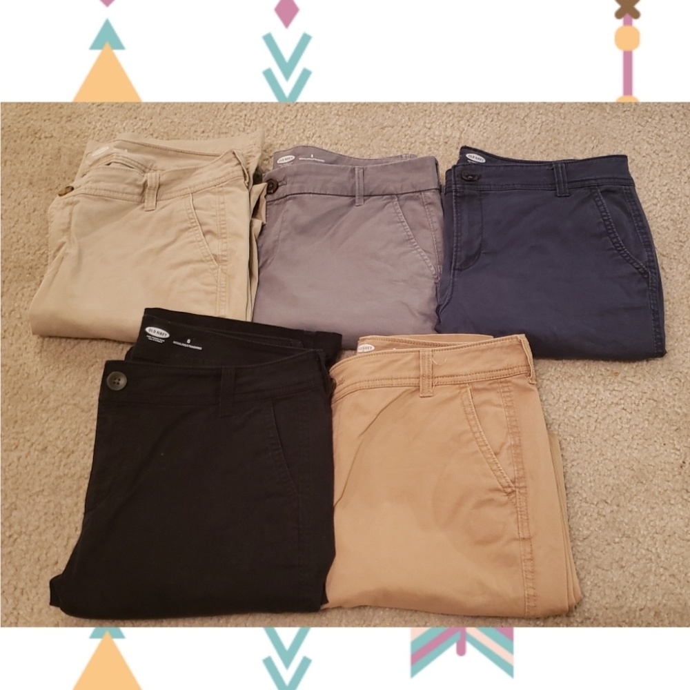 Lot of 5 Boot Cut Old Navy pants